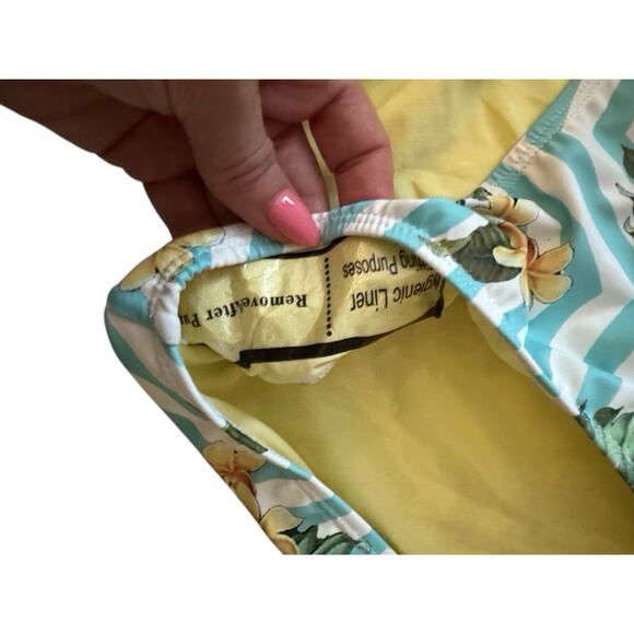 Marilyn Monroe Tropical Chevron Bikini Women's Size Large New - Picture 9 of 12